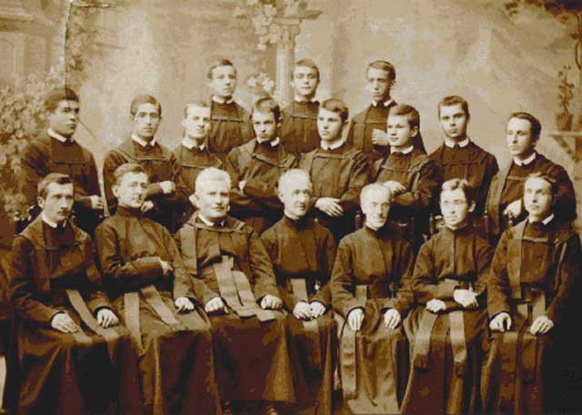 Image - Basilian monks after the reform of the 1880s (Dobromyl 1885-86).